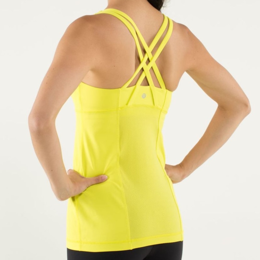 Lululemon Energy Tank Split Pea Size 8/10?